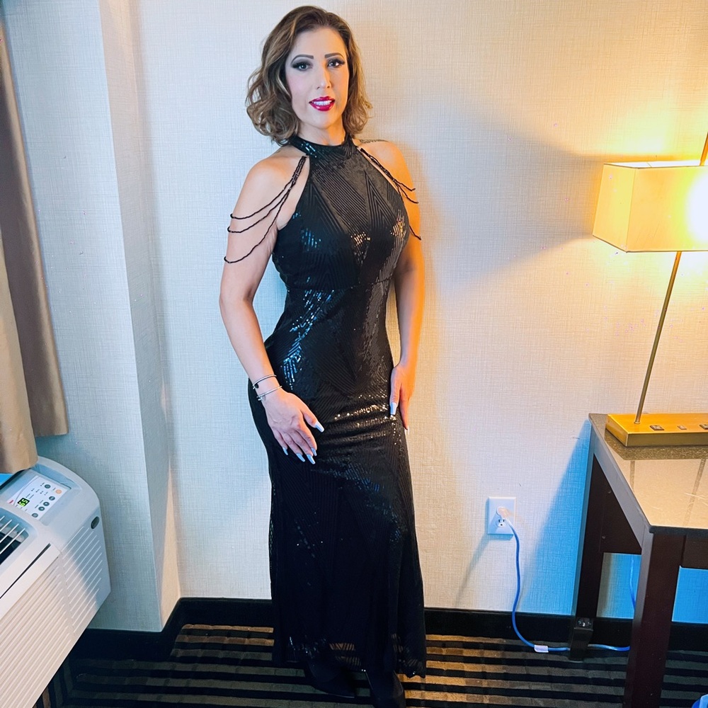 Black party dress